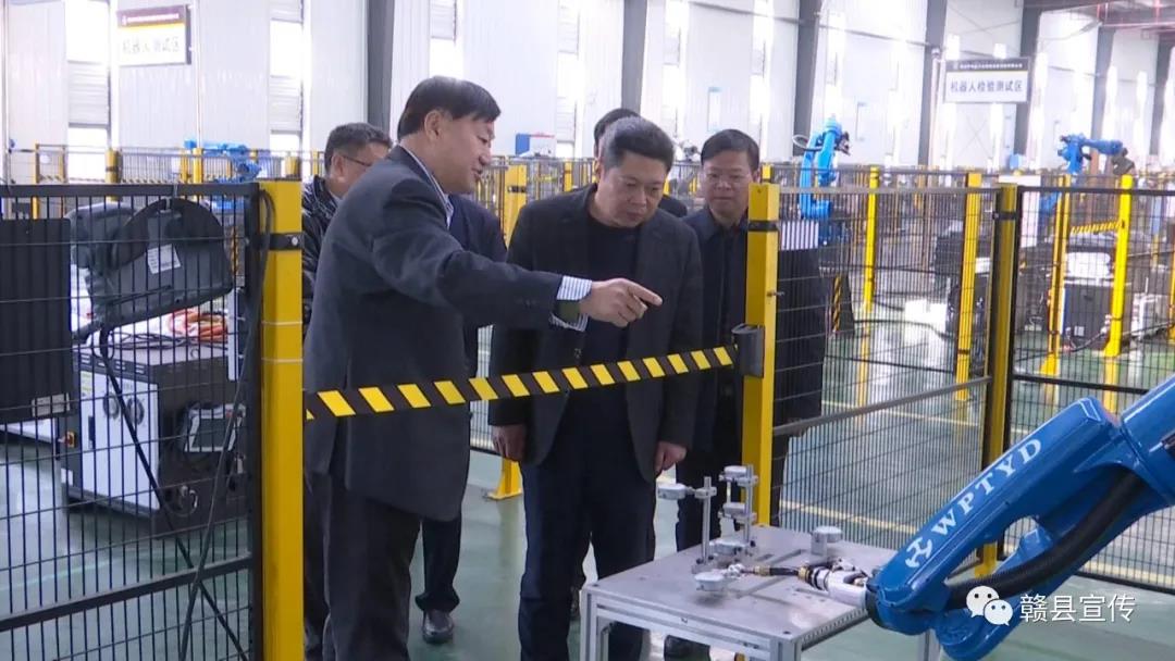 赣县区委书记廖永平莅临中科拓又达调研指导